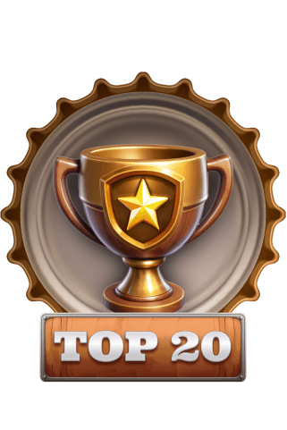 Finish in TOP 20 in a tournament